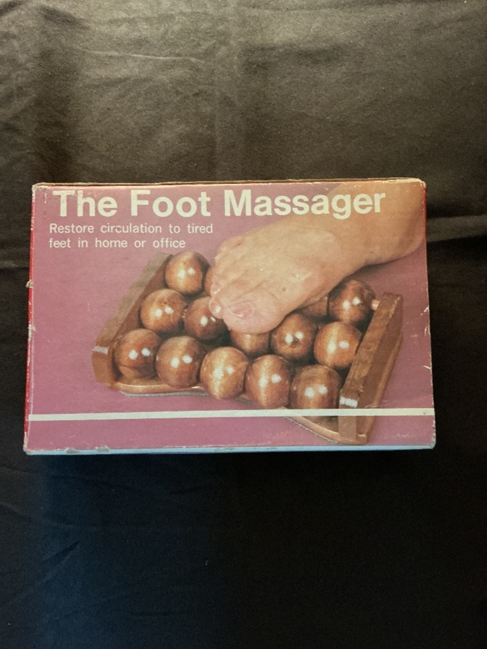 Wooden foot massager